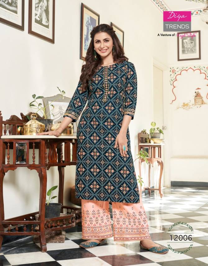 Bibas 12 Exclusive Latest Ethnic Wear Kurti With Bottom Collection